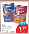 Hundesnacks von Rinti für 1,89 € bei budni im Angebot Hundesnacks von Rinti im aktuellen budni Prospekt
