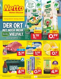 Netto Marken-Discount Prospekt "Aktuelle Angebote" für Sulzbach, 54 Seiten, 08.04.2024 - 13.04.2024