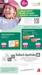 Apotheken Prospekt von mea - meine apotheke in Kalbach Aktueller mea - meine apotheke Apotheken Prospekt für Kalbach: Unsere Juli-Angebote mit 4} Seiten, 01.07.2026 - 31.07.2026
