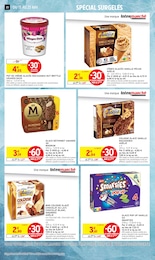 Prix et réduction Gâteau au chocolat surgelé dans le prospectus Intermarché en cours Offre Gâteau au chocolat surgelé dans le catalogue Intermarché du moment à la page 20