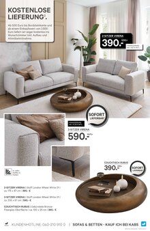Sofa im Kabs Prospekt "SOFA TRENDS SPECIAL" mit 38 Seiten (Hamburg)