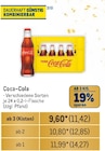 Coca-Cola Angebote bei Metro Lohr für 11,42 €