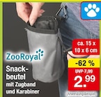 Snackbeutel Angebote von ZooRoyal bei Zimmermann Hildesheim für 2,99 €
