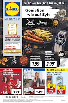 Lidl Prospekt für Wildeck, Hess mit 55 Seiten Lidl Prospekt für Wildeck, Hess: Genießen wie auf Sylt, 55 Seiten, 06.12.2021 - 11.12.2021