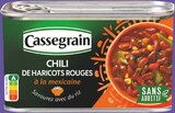 Chili de haricots rouges à la mexicaine - CASSEGRAIN dans le catalogue Intermarché Hyper
