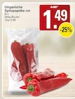 Ungarische Spitzpaprika rot Angebote bei WEZ Löhne für 1,49 €