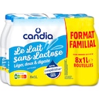 Lait sans lactose "Format Familial" - CANDIA en promo chez Carrefour Marseille à 7,94 €