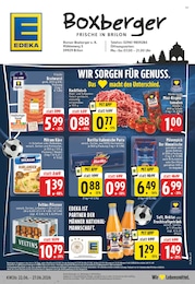 EDEKA Prospekt für Olsberg mit 24 Seiten EDEKA Prospekt für Olsberg: "Aktuelle Angebote", 24 Seiten, 22.06.2026 - 27.06.2026