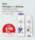 Shampoo oder Spülung von Dove im aktuellen V-Markt Prospekt für 1,99 €