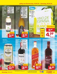 Whiskey im Netto Marken-Discount Prospekt "Aktuelle Angebote" mit 49 Seiten (Magdeburg)
