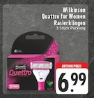 Quattro for Women Rasierklingen im Angebot bei E center in Recklinghausen Quattro for Women Rasierklingen Angebote von Wilkinson bei E center Recklinghausen für 6,99 €