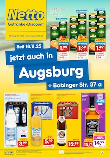 Netto Marken-Discount Prospekt "DER ORT, AN DEM DU IMMER AUSGEZEICHNETE PREISE FINDEST." mit  Seiten (Augsburg)