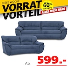 Aktuelles Utah 2,5-Sitzer + 2-Sitzer Sofa Angebot bei Seats and Sofas in Essen ab 599,00 €