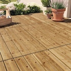 Promo Dalle de terrasse autoportante en bois Halden Klikstrom L. 120 x l. 75 x ép. 6,1 cm à 23,90 € dans le catalogue Castorama à Lille