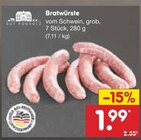 Aktuelles Bratwürste Angebot bei Netto Marken-Discount in Reutlingen ab 1,99 €