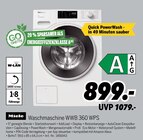 Aktuelle Waschmaschine Angebote bei MEDIMAX in Magdeburg Aktuelles Waschmaschine WWB 360 WPS Angebot bei MEDIMAX in Magdeburg ab 899,00 €