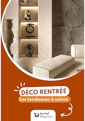 Catalogue Autres Magasins Magazine en cours à Touvre et alentours, "DÉCO RENTRÉE Les tendances à suivre", 1 page, 30/07/2025 - 28/09/2025