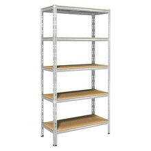Regalux Metall-Schwerlastregal (L x B x H: 40 x 90 x 180 cm, Traglast: 175 kg/Boden, Anzahl Böden: 5 Stk., Stecken) Angebot in Gerstungen im aktuellen Prospekt bei BAUHAUS in Gerstungen