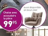 Chaise avec accoudoirs - Möbel Martin à Thionville Chaise avec accoudoirs en promo chez Möbel Martin Thionville à 99,95 €