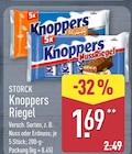 Knoppers Riegel im ALDI Nord Prospekt Knoppers Riegel von Storck im aktuellen ALDI Nord Prospekt für 1,69 €