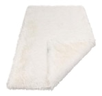 Couchage – Wouapy Plaid De Noël Moelleux Blanc – 100 x 70 cm - WOUAPY dans le catalogue Médor et Compagnie