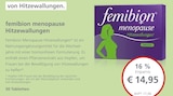 femibion menopause Hitzewallungen bei LINDA im Balve Prospekt für 14,95 €