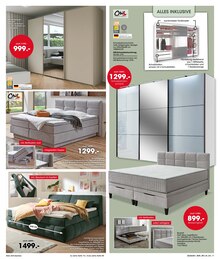 Bett im Möbel Martin Prospekt "WOHNFÜHLEN NEU ENTDECKEN" mit 20 Seiten (Ludwigshafen (Rhein))