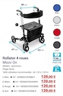 Rollator 4 roues Moov On Bleu à Technicien de Santé dans Bray-Dunes