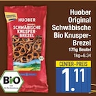 Original Schwäbische Bio Knusper-Brezel von Huober im aktuellen EDEKA Prospekt für 1,11 €