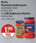 Aktuelles Klassische Nudelsaucen oder BIO Nudelsauce Basilico Angebot bei V-Markt in Augsburg ab 1,99 €