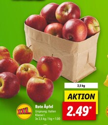 Rote Äpfel Angebot in Sommerhausen, Main im aktuellen Prospekt bei Lidl in Sommerhausen, Main
