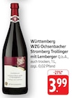 Aktuelles WZG Ochsenbacher Stromberg Trollinger mit Lemberger Angebot bei EDEKA in Stuttgart ab 3,99 €
