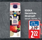 Herzstücke Direktsaft Apfel Johannisbeer Kirsch Angebote von EDEKA bei EDEKA Mannheim für 2,22 €