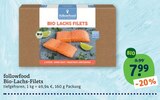 Bio-Lachs-Filets Angebote von followfood bei tegut Erfurt für 7,99 €
