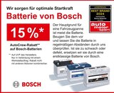 Bosch im AutoCrew Prospekt 15% Rabatt von Bosch im aktuellen AutoCrew Prospekt