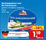 Bio Kräuterquark im Netto Marken-Discount Prospekt Bio Kräuterquark von Berchtesgadener Land im aktuellen Netto Marken-Discount Prospekt für 1,19 €