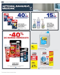 Prix et réduction Ménagère dans le prospectus Carrefour Market en cours Offre Ménagère dans le catalogue Carrefour Market du moment à la page 4