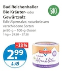 Bio Kräuter- oder Gewürzsalz von Bad Reichenhaller im aktuellen V-Markt Prospekt für 2,99 €