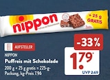 Puffreis mit Schokolade im ALDI SÜD Prospekt Puffreis mit Schokolade von Nippon im aktuellen ALDI SÜD Prospekt für 1,79 €