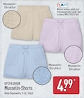 ALDI Nord - Musselin-Shorts Beige Angebot im Prospekt Musselin-Shorts Beige bei ALDI Nord im Prospekt "" für 4,99 €