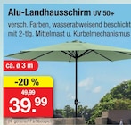 Aktuelle Sonnenschirm Angebote bei Zimmermann in Göttingen Aktuelles Alu-Landhausschirm UV 50+ Angebot bei Zimmermann in Göttingen ab 39,99 €