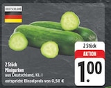 EDEKA - Minigurken Angebot im Prospekt Minigurken bei EDEKA im Prospekt "" für 0,50 €