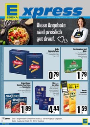 Aktueller E xpress Supermärkte Prospekt für Adelsried: Diese Angebote sind preislich gut drauf. mit 4} Seiten, 21.05.2024 - 25.05.2024