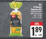 E center Seßlach - 4 Sandwich Baguettes XXL Angebot im Prospekt 4 Sandwich Baguettes XXL bei E center im Seßlach Prospekt für 1,89 €