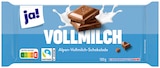 Schokolade Alpenvollmilch Angebote von ja! bei REWE Greifswald für 0,79 €