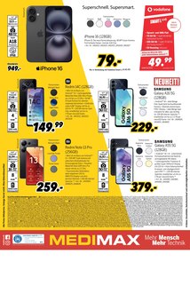 iPhone im MEDIMAX Prospekt "GEMEINSAM SCHAFFEN WIR EINFACH ALLES!" mit 8 Seiten (Leipzig)