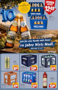 Bier im REWE Prospekt "Dein Markt" mit 34 Seiten (München)