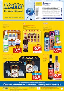 Netto Marken-Discount Bad Friedrichshall Prospekt "DER ORT, AN DEM DU IMMER AUSGEZEICHNETE PREISE FINDEST." mit 2 Seiten