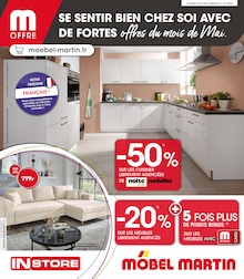 Prospectus Möbel Martin à Wissembourg, "SE SENTIR BIEN CHEZ SOI AVEC DE FORTES offres du mois de Mai.", 20 pages, 01/05/2026 - 31/05/2026