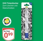 Tintenlöscher im Angebot bei GLOBUS in Bensheim Tintenlöscher Angebote von OHO bei GLOBUS Bensheim für 0,99 €